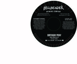 Hellbender Brewing Company Birthday Pont Double India Pale Ale