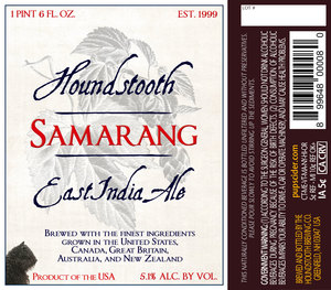 Houndstooth Samarang East India Ale