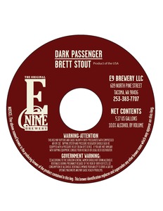 Dark Passenger Brett Stout November 2017