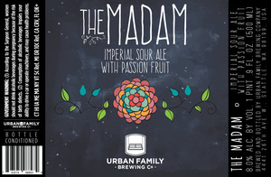 Urban Family Brewing Company The Madam November 2017