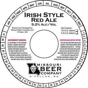 Missouri Beer Company Irish Style Red Ale November 2017