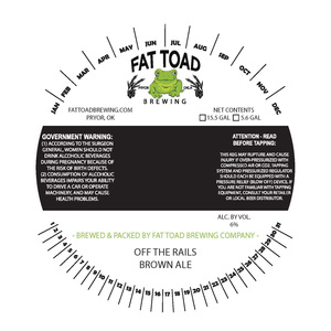 Fat Toad Brewing Company December 2017