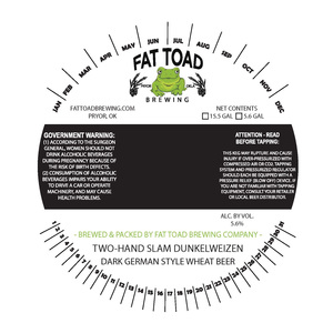 Fat Toad Brewing Company December 2017