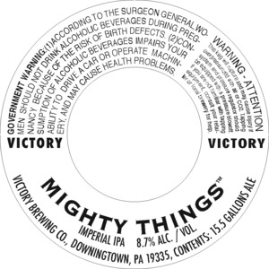 Victory Mighty Things December 2017