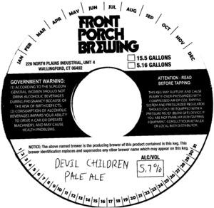 Devil Children Pale Ale December 2017