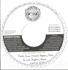 Fairport Brewing Company Cupids Arrow Chocolate Raspberry Porter January 2020