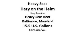 Heavy Seas Hazy On The Helm Hazy Pale Ale