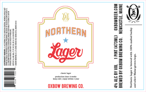 Oxbow Brewing Co. Northern Lager January 2020