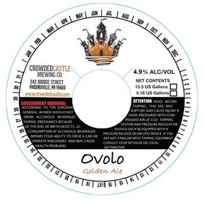 Crowded Castle Brewing Co Ovolo January 2020