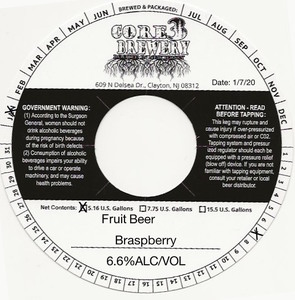 Core3brewery Braspberry February 2020