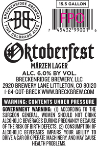 Breckenridge Brewery, LLC Oktoberfest