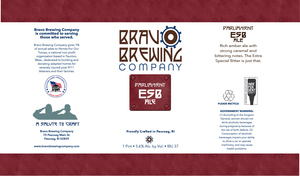 Bravo Brewing Company Parliament Esb Ale February 2020