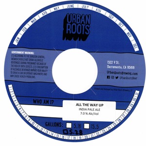Urban Roots Brewing All The Way Up