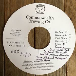 Commonwealth Brewing Co Yoloroso February 2020