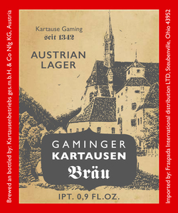 Gaminger Kartausen Brau Marzen - Austrian Lager February 2020