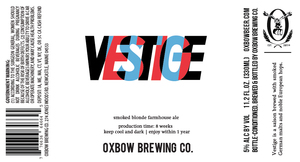 Oxbow Brewing Co. Vestige February 2020