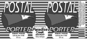 Paradise Creek Brewery Postal Porter