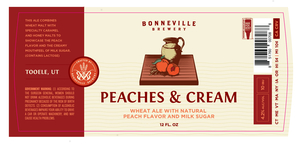 Bonneville Brewery Peaches & Cream February 2020