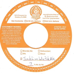 Eight & Sand Beer Co Smile Lines February 2020