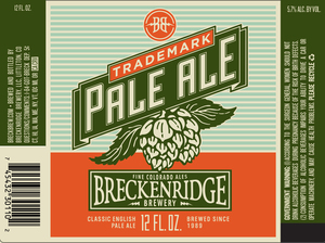Breckenridge Brewery, LLC Trademark Pale Ale