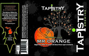 Tapistry Brewing Company Gin Barrel-aged Mr Orange February 2020