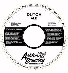 Ashton Brewing Dutch February 2020