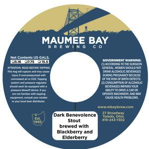 Maumee Bay Brewing Co Dark Benevolence Stout Brewed With Blackberry And Elderberry February 2020
