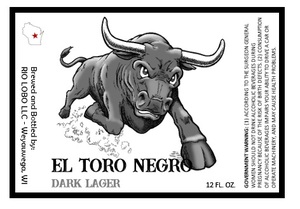 Rio Lobo El Toro Negro, Dark Lager February 2020