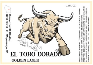 Rio Lobo El Toro Dorado, Golden Lager February 2020