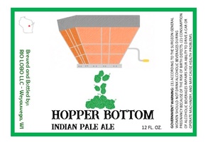 Rio Lobo Hopper Bottom, Indian Pale Ale February 2020