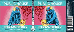 Public House Brewing Company Strawberry Cream Ale February 2020