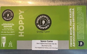 Disgruntled Brewing Space Camo New England Style India Pale Ale