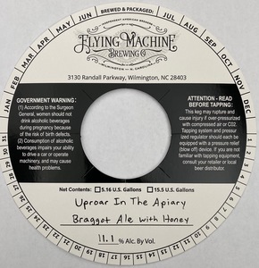 Flying Machine Brewing Co. Uproar In The Apiary Braggot Ale With Honey