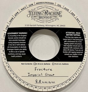 Flying Machine Brewing Co. Fracture Imperial Stout February 2020