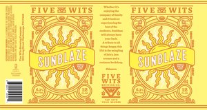 Five Wits Brewing Company Sunblaze February 2020