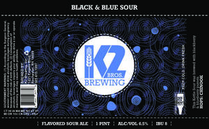K2 Brewing Inc. Black & Blue Sour February 2020
