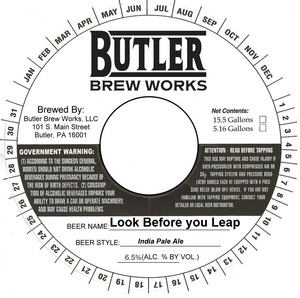 Butler Brew Works Look Before You Leap February 2020