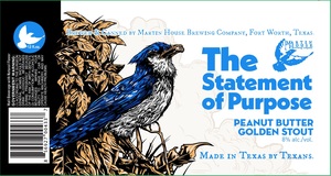 Martin House Brewing Company Statement Of Purpose February 2020