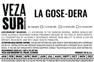 Veza Sur Brewing Co. La Gose-dera February 2020