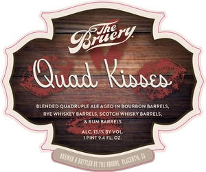 The Bruery Quad Kisses February 2020