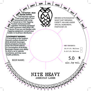Nite Heavy American Lager March 2020