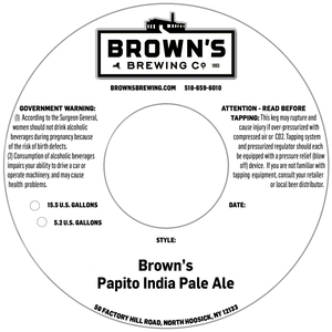 Brown's Papito India Pale Ale February 2020