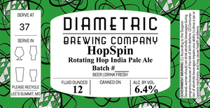Diametric Brewing Company Hopspin February 2020