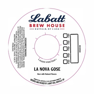 Labatt Brew House La Nova Gose