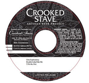 Crooked Stave Citra Exploratory