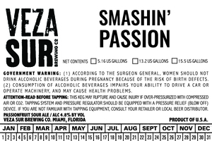 Veza Sur Brewing Co. Smashin' Passion February 2020