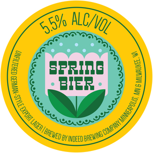 Indeed Brewing Company Spring Bier March 2020