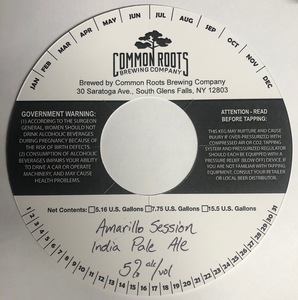 Common Roots Brewing Company Amarillo Session India Pale Ale February 2020