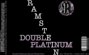 Ramstein Double Platinum Blonde Wheat Beer March 2020
