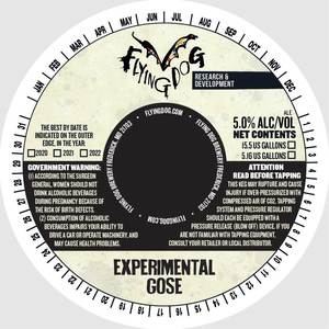 Flying Dog Brewery Research & Development Experimental Gose